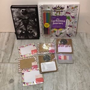 Journal, Coloring Book and Post It’s